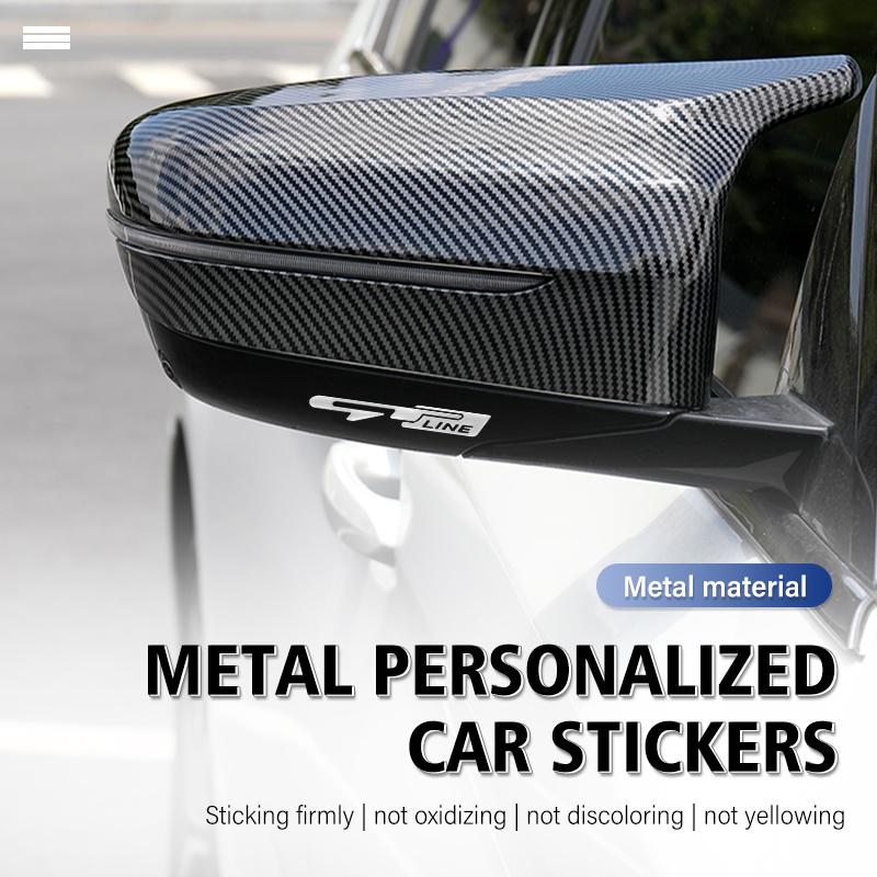 STXW3 3D Metal Car Decorative Sticker Badge Decal Interior Accessories For KIA Proceed Sorento Cerato Optima Sportage Ceed Niro Soul