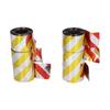 6PCS Bird Deterrent Reflective Scare Tape Bird Repellent Ribbon for Orchard Supplies Silver Red  Silver Yellow
