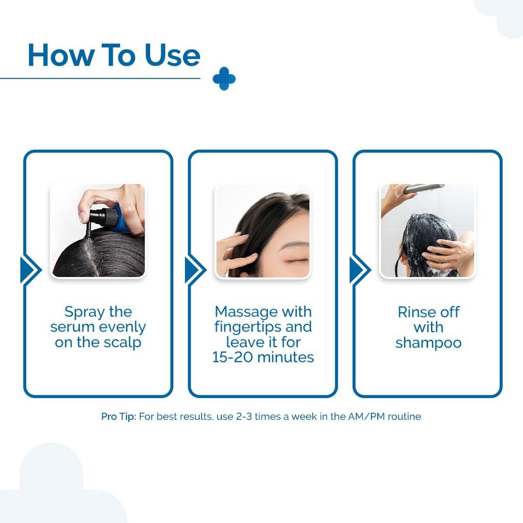 The Derma Co. Triple Actives Anti-Dandruff Scalp Serum 50 Ml | Fights Flakes & Soothes Itch