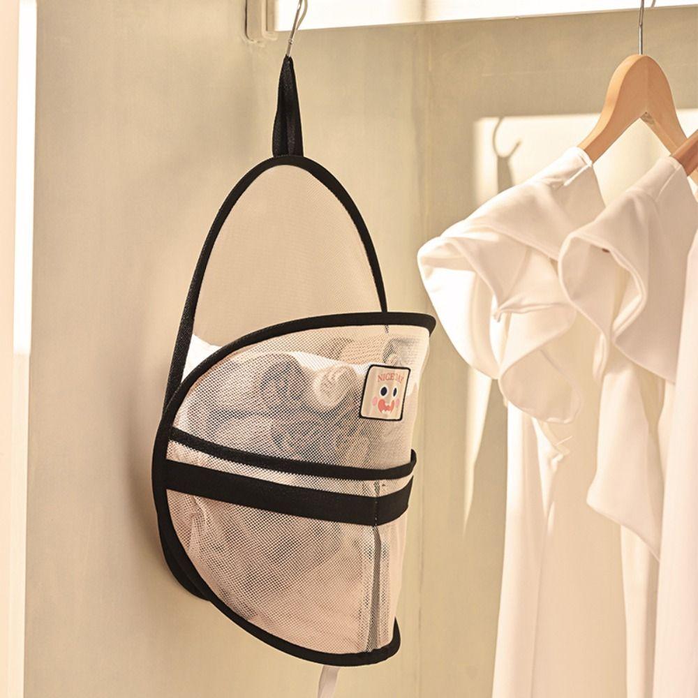 

Large Capacity Storage Mesh Bag Reusable Vegetable Storage Net Bag Portable Hanging Mesh Bag коричневий