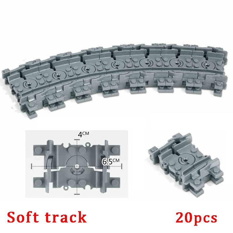 Trenes de Ciudad Rieles Flexibles Bifurcados Rectos Curvos Rieles Blandos Desvío de Vía Bloques de Construcción Ladrillos Niños Bricolaje Juguete Creativo de Alta Tecnología