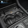 Airspeed Carbon Fiber Car Interior Cup Holder Cover Trim Stickers For Mercedes Benz GLS 16-18 GLE 15-17 GL 13-15 ML Accessories