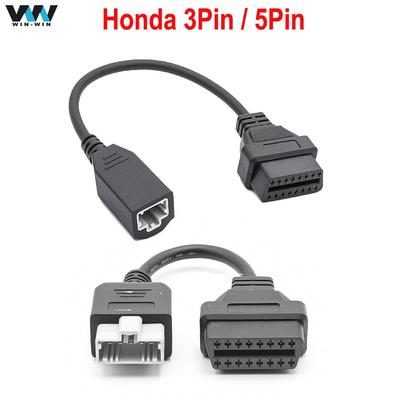 3 Pin 5 Pin per Honda a 16 Pin OBD2 Strumento 3 Pin 5 Pin a 16 Pin OBD 2 Cavo di prolunga ELM327 Cavo adattatore connettore diagnostico per auto