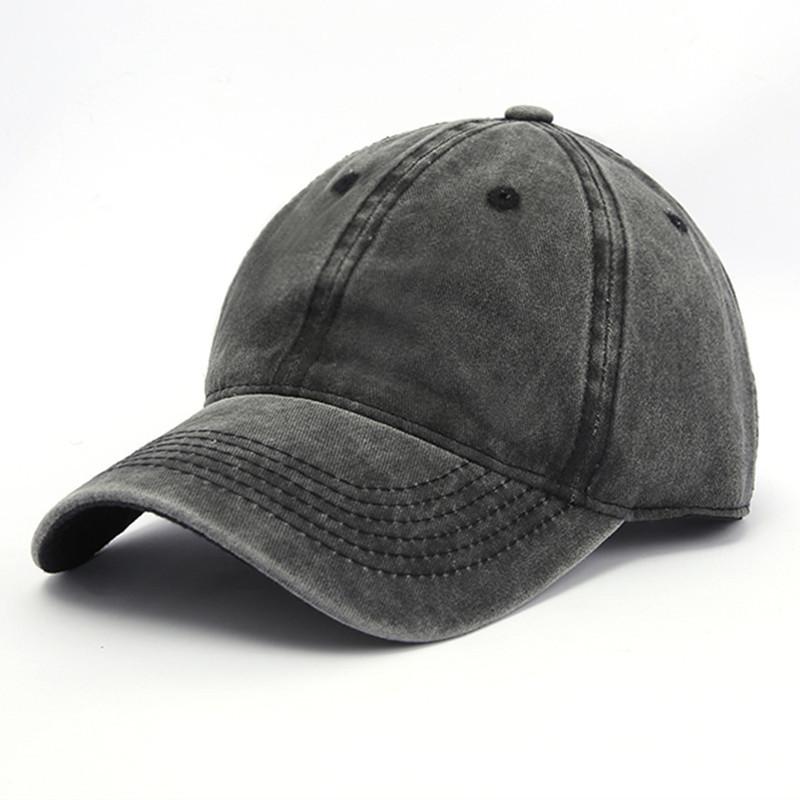 

Baseball cap female hipster street fashion versatile cap retro old washed cowboy hat men s baseball cap cover Adjustable