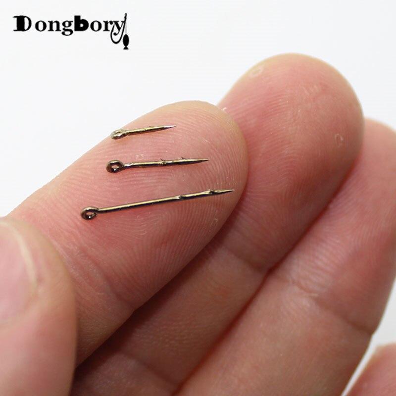 20PCS Metal Phoxinus Bait Spike  Carp Fishing Hook Bait Sting Boilies Pin Spike Maggot Corn Ronnie Hair Rigs Carp Feeder Fishing