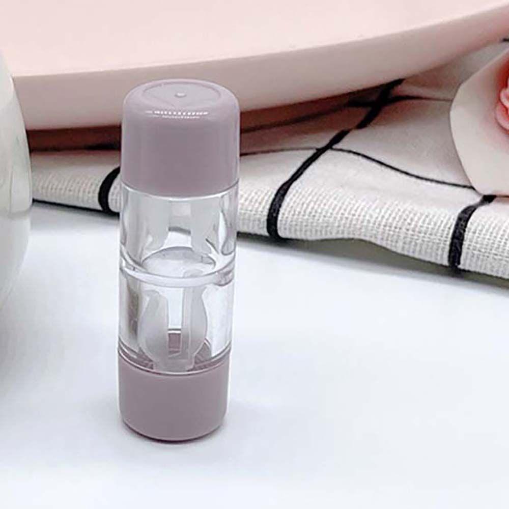 Capsule Shape Mini Portable Lenses Box Storage Eye Care Contact Lens Container Contact Lens Case