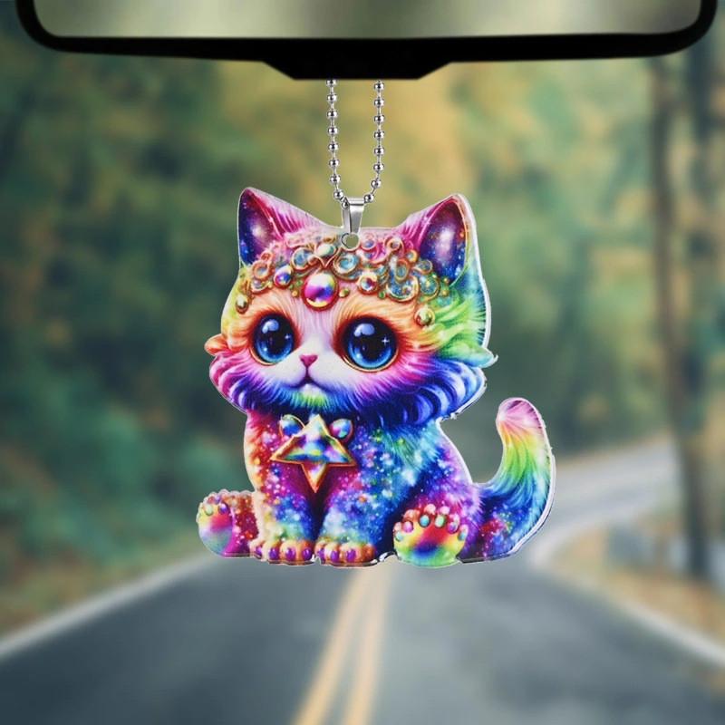 Car Acrylic Stylish Pendant Perfect For Decorative Touch In Vehicles And Trees Holiday