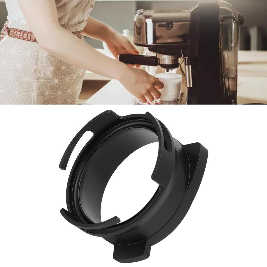 Imbuto di dosaggio per portafiltro caffè da 54 mm in lega di alluminio, imbuto di dosaggio girevole, accessori per macchine da caffè