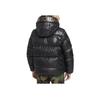 Jordan Logo Quilted Hooded Down Jacket Kids Outerwear Black DO3506-010