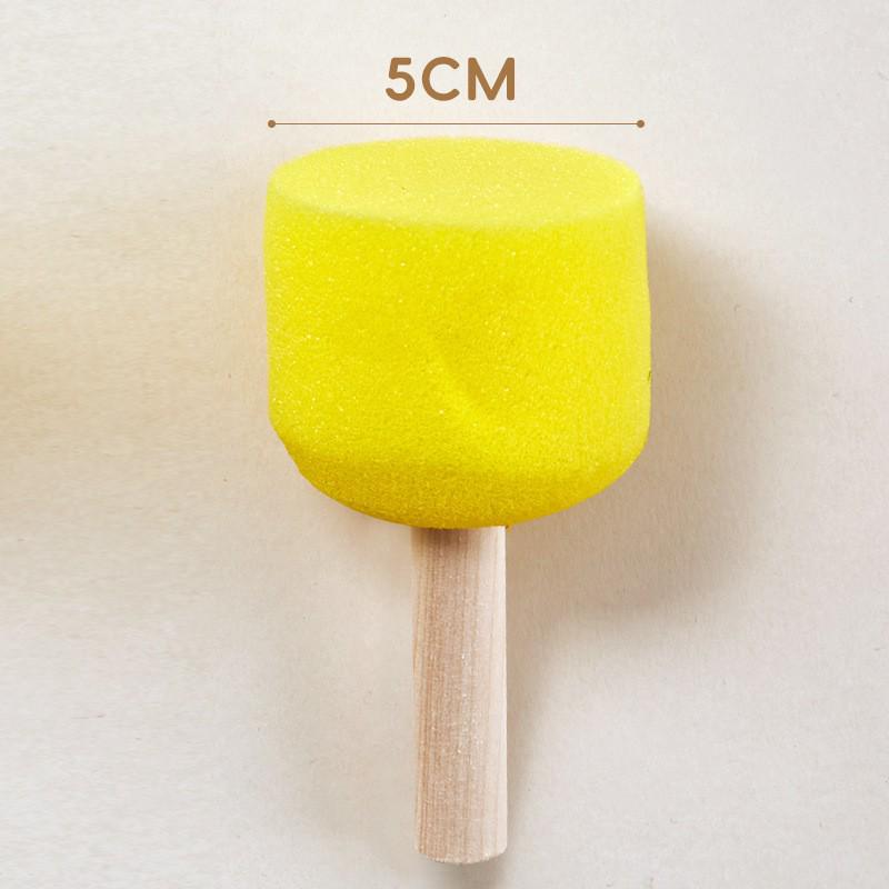 Kid's Sponge Stamp Ink Pad and Roller Set for Painting and Drawing