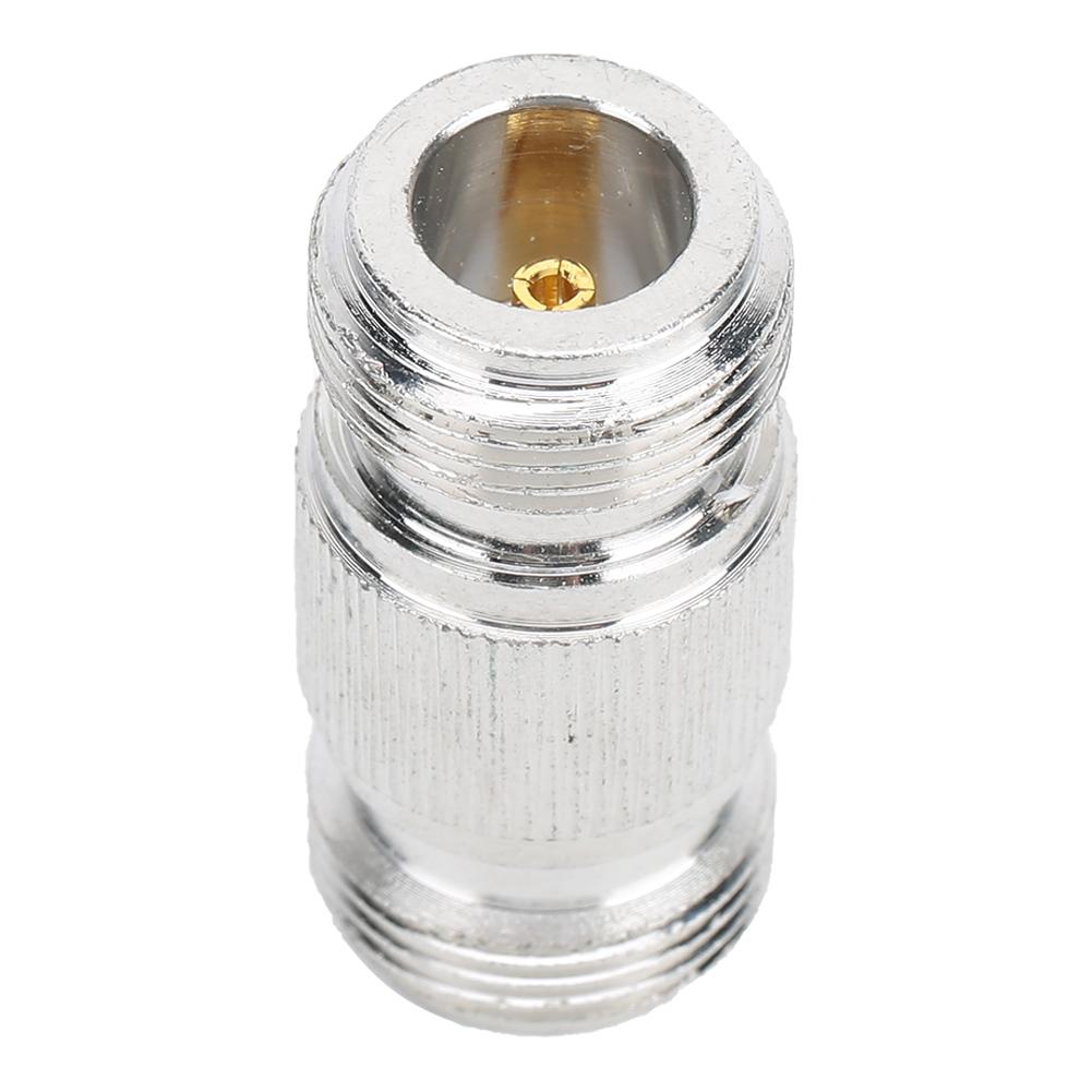2PCS N Female Double Pass Connector for N Type Male Coaxial Cables Antennas Radio