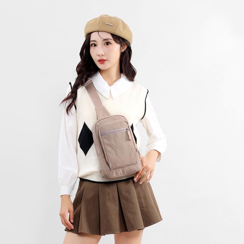 Women's Shoulder Bag Men's Water-repellent Mobile Phone Chest Bag Outdoor Sports Crossbody Bag Waist Bag