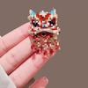 Elegant Retro Lion Brooch - High-Grade Corsage Lapel Pin for Women's Suit.