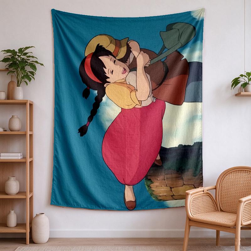 Castle in the Sky Tapestry wall decor—perfect for bedrooms living rooms and dorm rooms Easy to install it enhances your space and creates a warm  comf