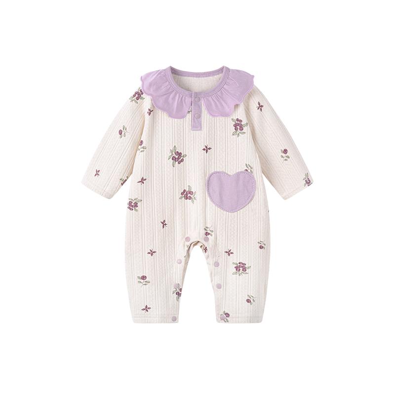 Baby Cotton Long-Sleeve Romper 66