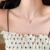 Bow Pearl Pendant Necklace 2025 Exquisite Versatile Accessories Gentle Temperament Clavicle Chain