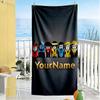 Incredibox Personalized Text Beach Towel Quick-Dry Soft Microfiber Ideal for Travel Outdoor Swim Pool Yoga Surf Camping Hiking Gym Gift Holiday