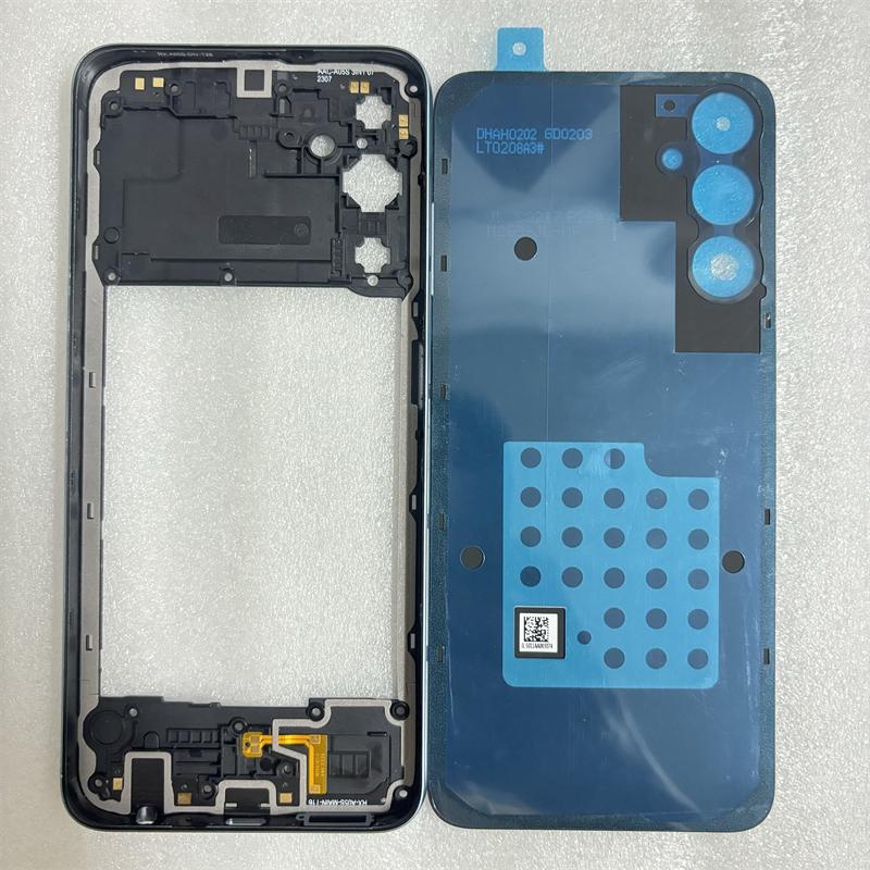 For Samsung Galaxy A05S SM-a057F Phone Housing Middle Frame+Battery Back Cover Case Panel Lid Rear