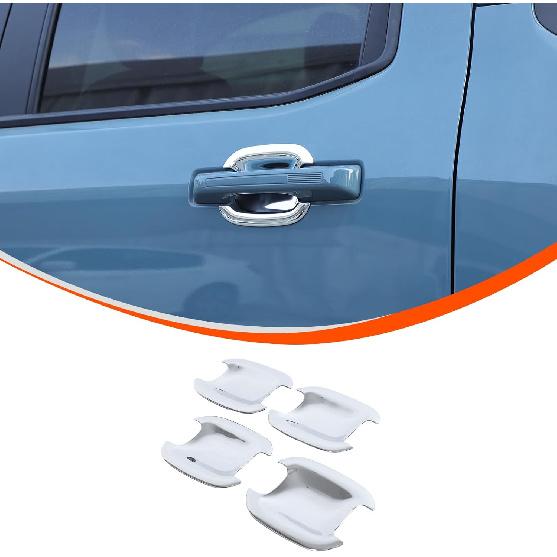 

TOYCIDFG Door Handle Bowl Cover Trim for Ford Maverick 2022-2025, Car Exterior Door Decoration Accessories (Black) серебряный