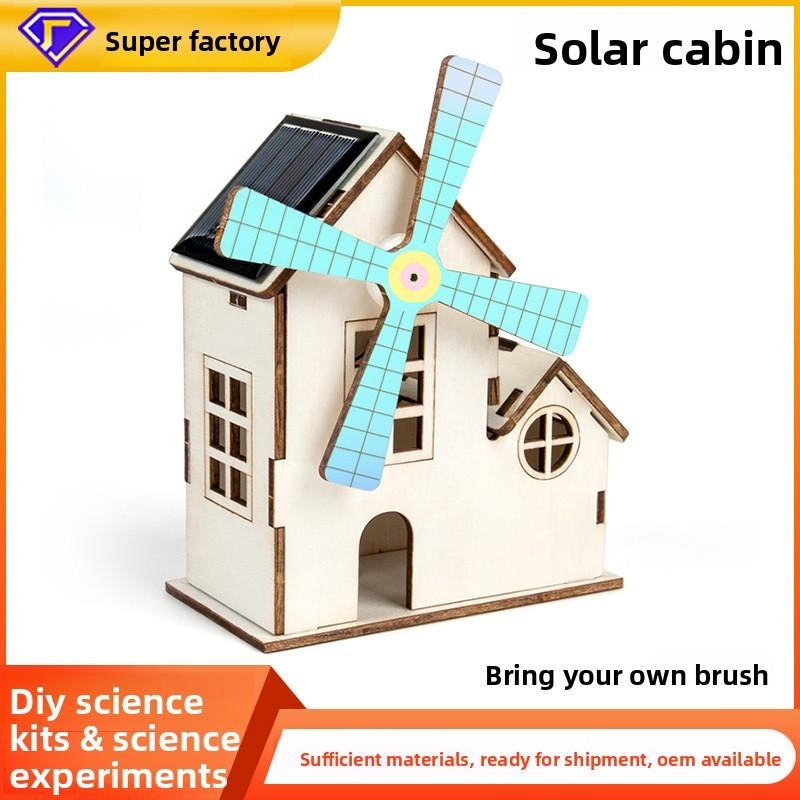 Science Experiment Solar House Diy Kit For Kids Educational Physics Toy