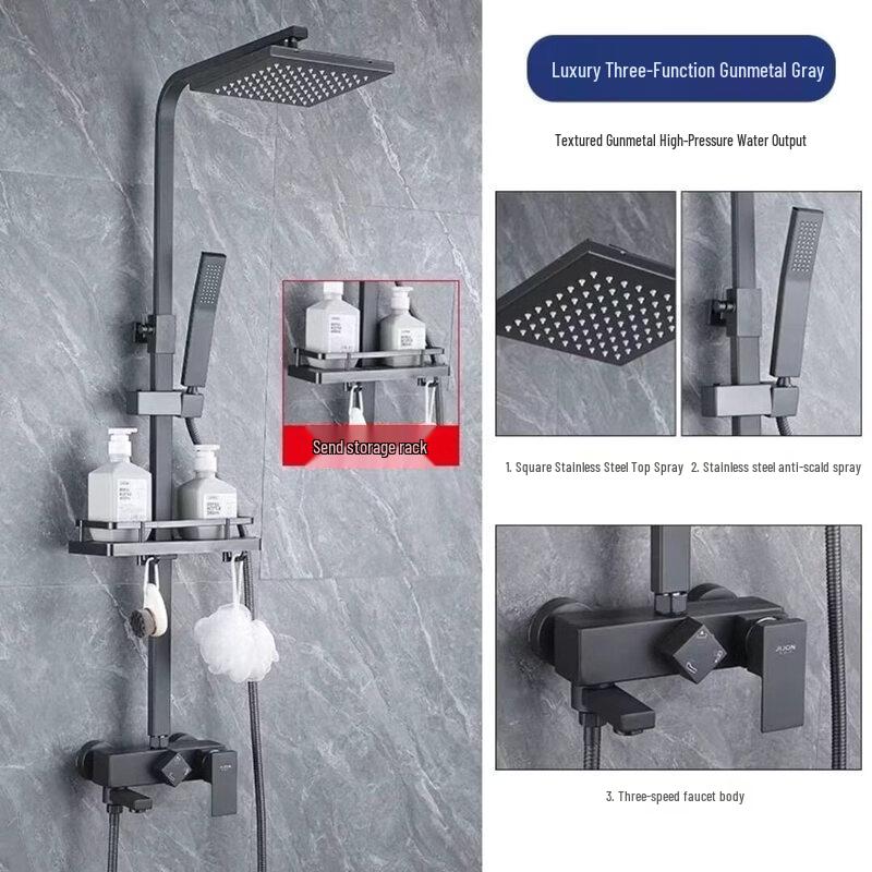 TLXT All-Copper Shower Faucet Set