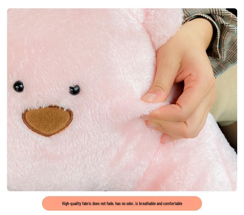 Cartoon Car Headrest Neck Pillow: Cute Plush Winter Lumbar Support for Women