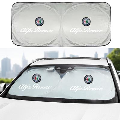 2026 Gorąca Osłona Przeciwsłoneczna na Szybę Samochodową Alfa Romeo Tkanina Przeciwsłoneczna do Wnętrza Samochodu Dla Alfa Romeo 156 159 147 4C 8C 166 Giulia Giuliet