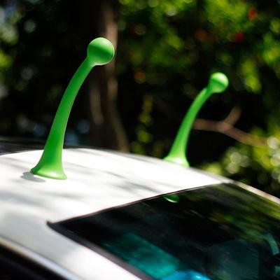 High Quality For Car Roof Bumper Hood Car Exterior Decor Car Roof Ornament Bean Sprouts 3D Stereo Car Stickers