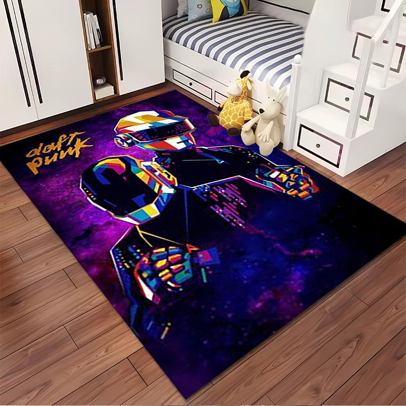 Trendy Vintage Mirror Portrait Aesthetic Area Rug, Non-Slip Washable Throw Carpet for Living Room Bedroom Entryway Home - Modern Print