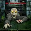 Bald Head Halloween Crawling Ghost Electric Climbing Zombie Figure  Haunted House Prop