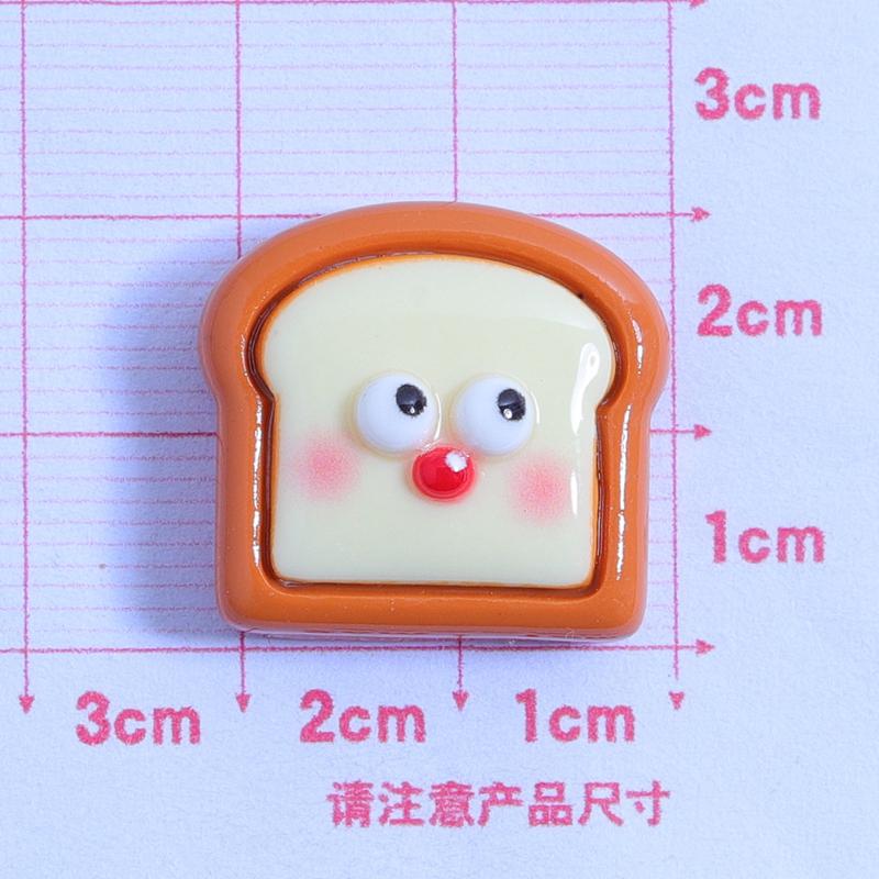 

10 Pcs Latest Cute Animation Pizza, French Fries, Hamburgers Series Resin Scrapbook Diy Jewelry Kids Present Hairpin Accessories A57