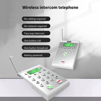 Bezdrátový interkomový systém Inteligentní digitální hlasový telefon Bezdrátový kancelářský interkom