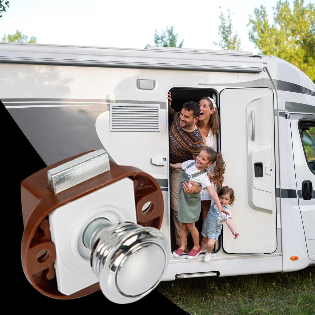Rv Door Lock Replacement Keyless Trailer Push Cabinet Door Latch Secure Motorhome Latch Replacement For Travel Ship Yacht