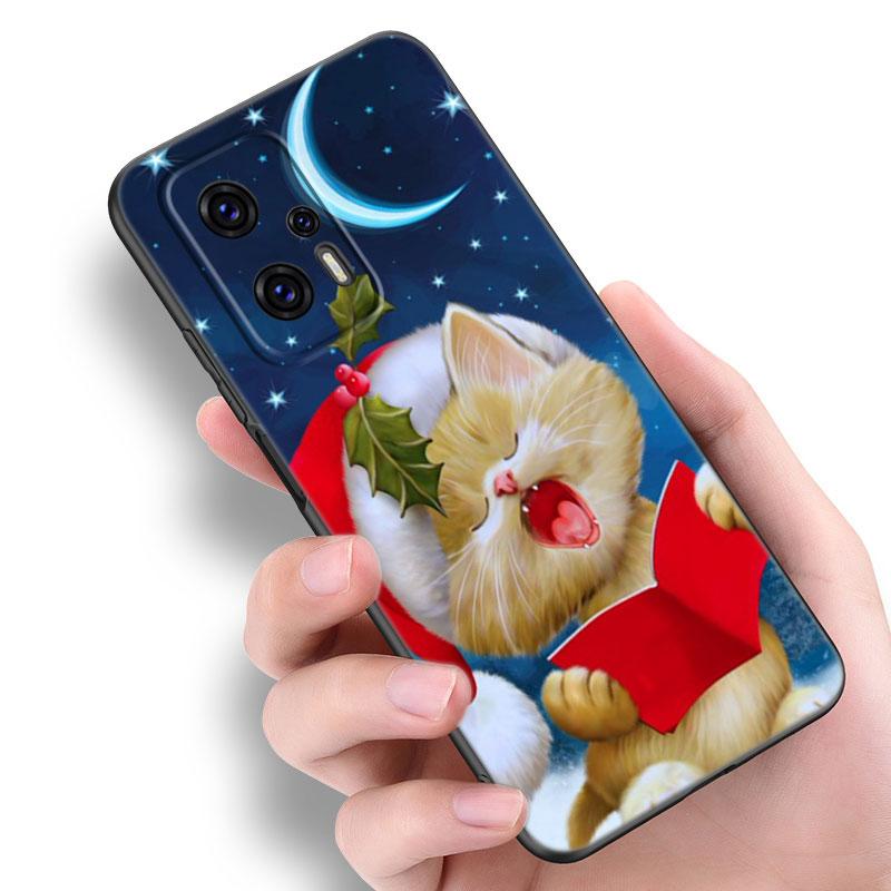 Merry Christmas Snowman Phone Case For Xiaomi POCO F2 F3 M2 M3 M4 X3 X4 Pro NFC F4 GT 5G F1 X2 C3 C31 C40 M5S TPU Black Cover