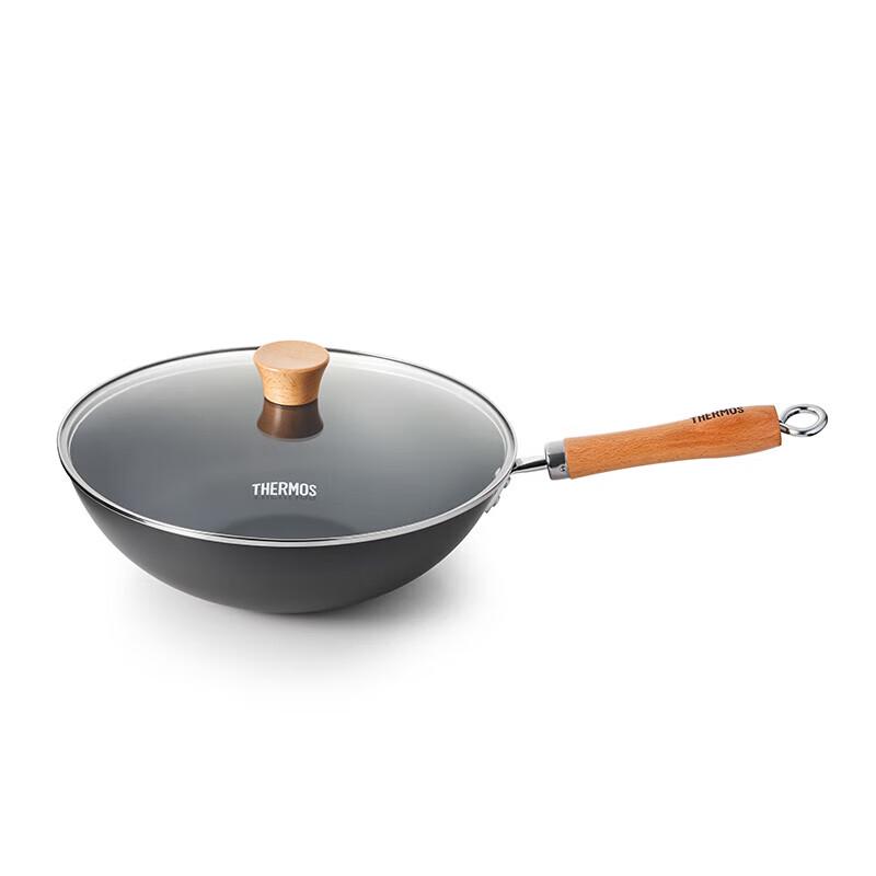 Thermos IW Series 30cm Stainless Steel Wok 30cm