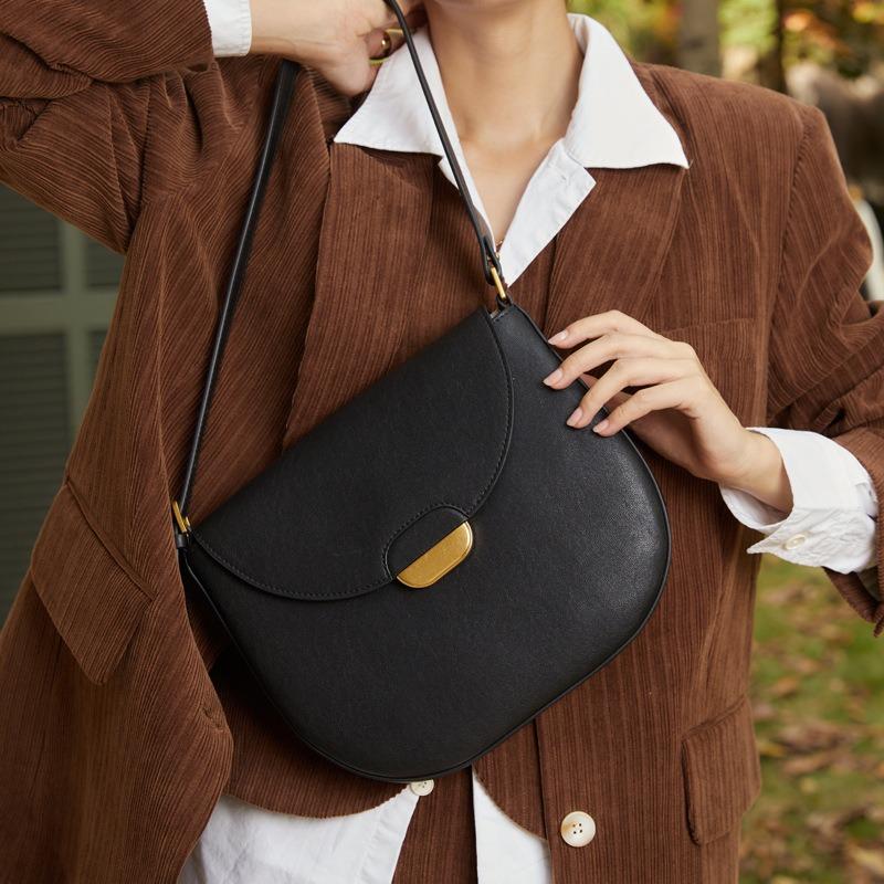 Achseltasche Damen neue Umhängetasche große Kapazität Pendlertasche Leder Damen Tasche Retro Tasche Retro Stil