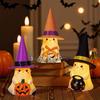 Halloween Glow Ghost Decorations, Outdoor Standing Ghost, Front Porch Yard Resin Crafts,