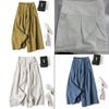Cotton Linen Wide Leg Pants For Women With Pockets And High Waist Comfortable Spring Fashion