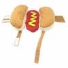 Dog Cute Halloween Costumes Hot Dog Shaped Dachshund Sausage Adjustable Clothes Pet Apparel Dressing Up Cat Party Costume Suit