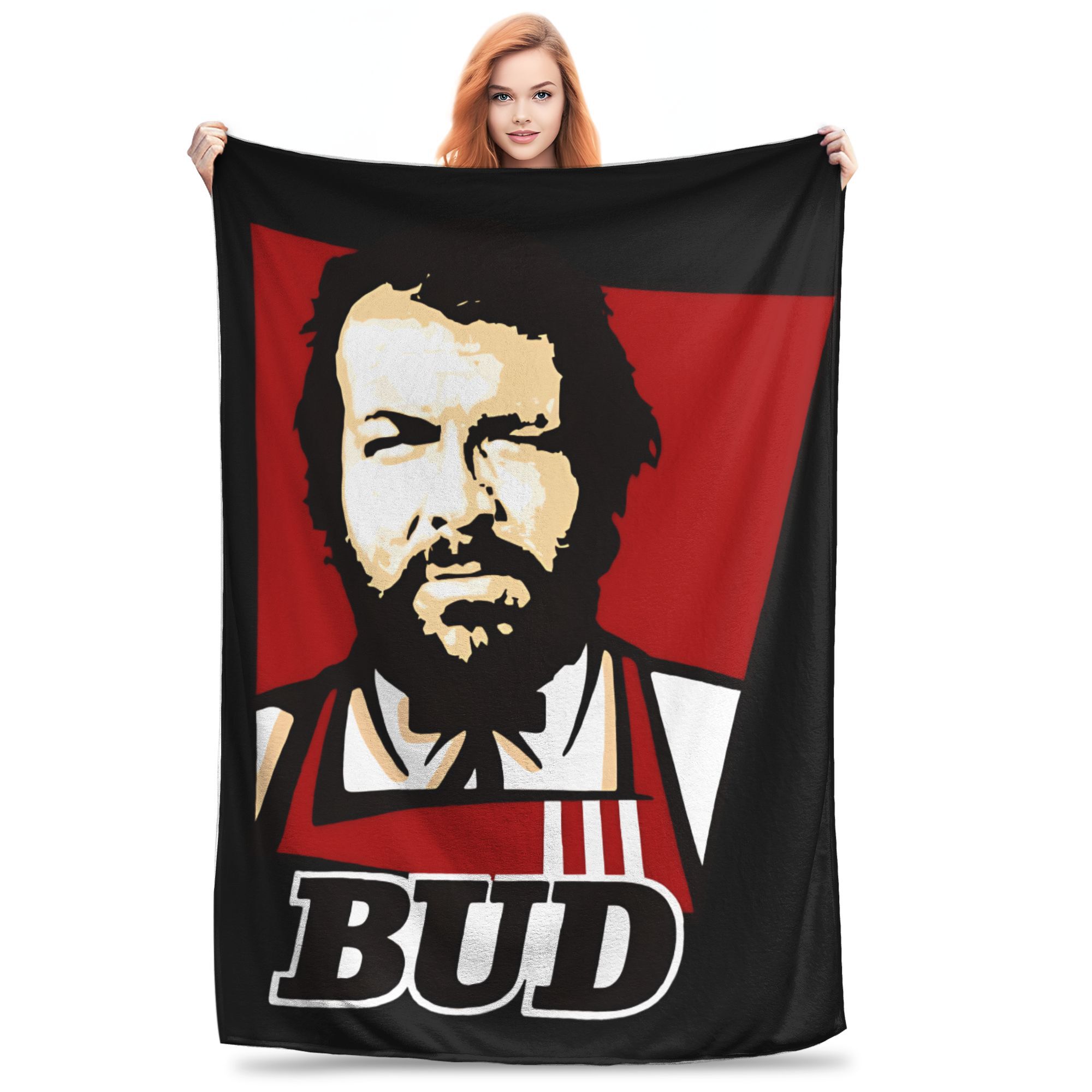 Bud Spencer Banana Joe Warm Soft Blanket Children Plush Throw Blanket Aesthetic Outdoor Flannel Bedspread Sofa Bed Cover 75x90cm