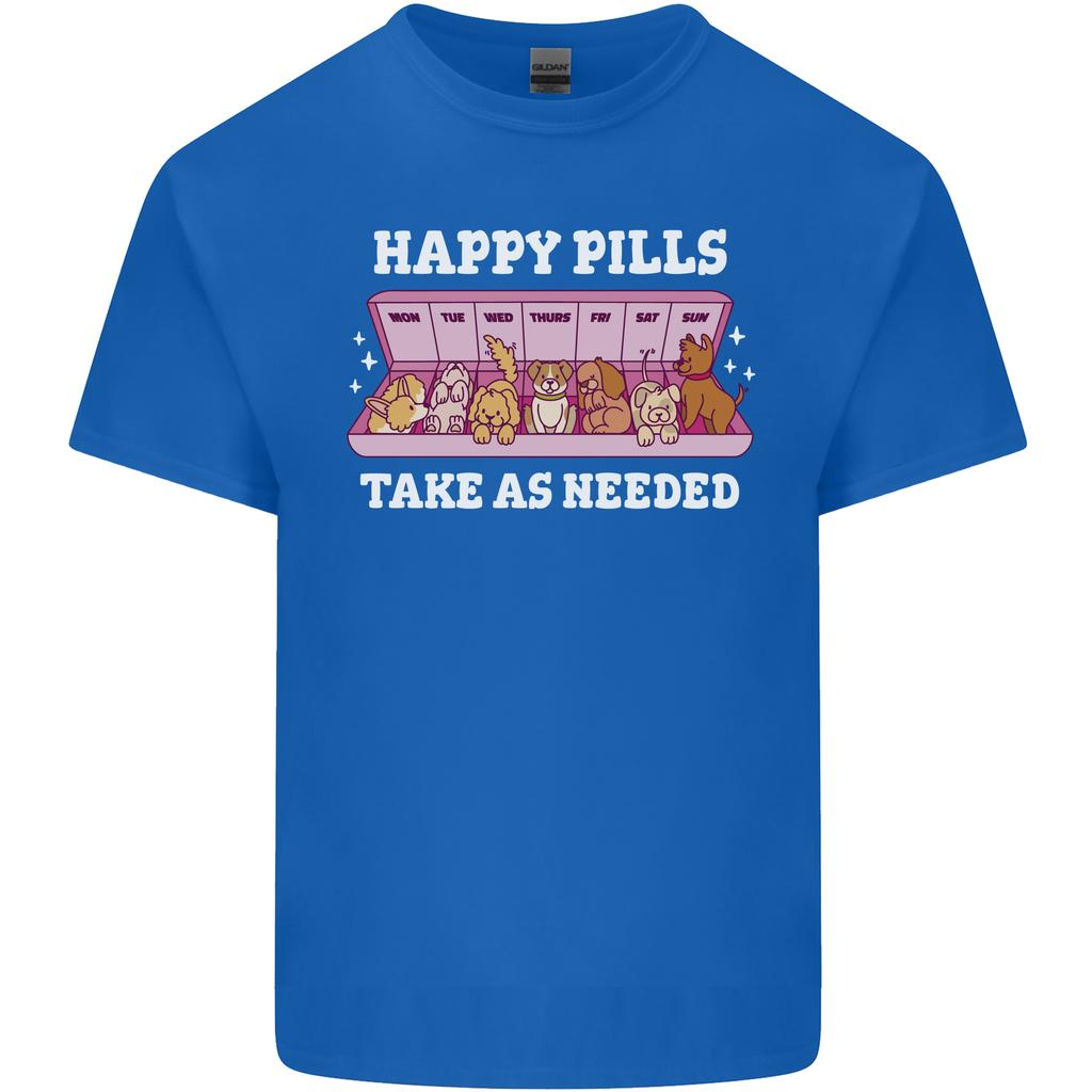 Happy Pills Antidepressants Dogs Unisexs Light Cotton TShirt