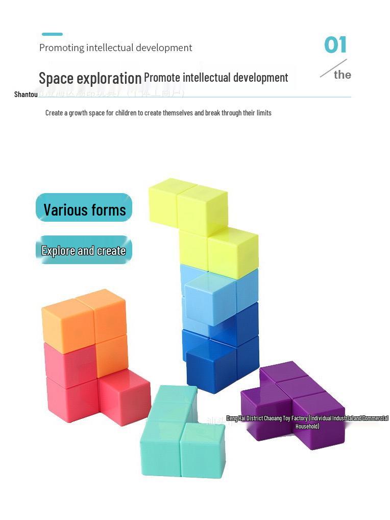 Magnetic Building Blocks: Magic Soma Cube Set for Kids