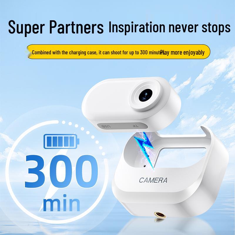 Portable Thumb Vlog Camera: Sports & Student Recorder for Chest or Neck Hanging, Ideal for Video Recording with Children
