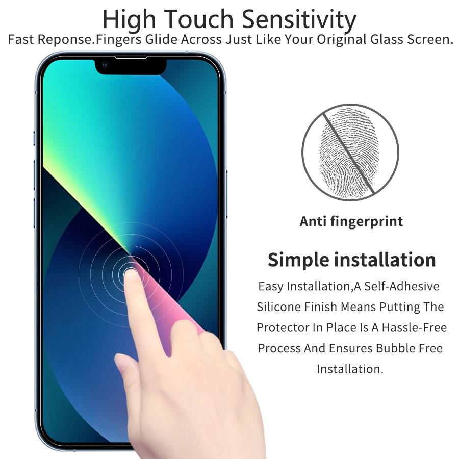 Full Cover Tempered Glass For iPhone 17 Air 16 15 14 13 12 11 Pro Max 16 Plus 13 Mini X XR XS Max 6 6s 7 8 Plus 5 5s SE 2020 2022 Screen Protector