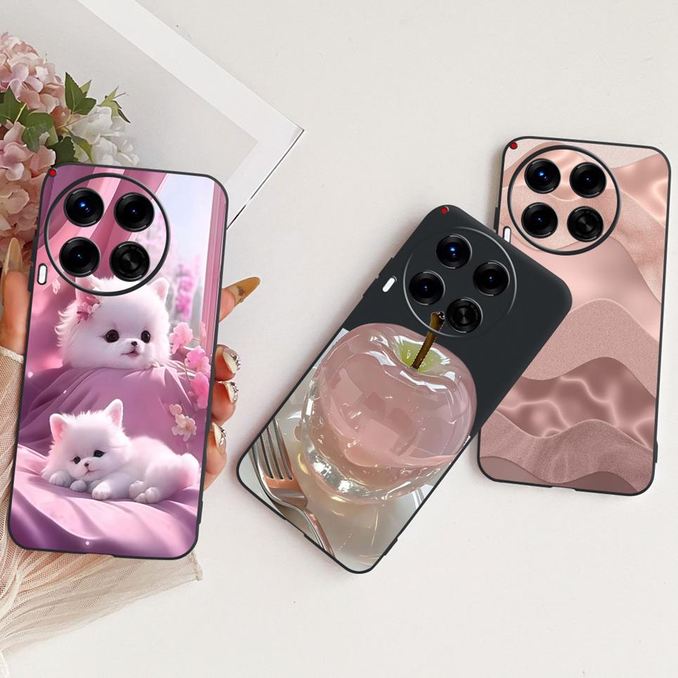 For Tecno Camon 30 Premier Camon 30 30s Pro Phone Case Chinese Dragon Cute Cat Cartoon Pattern Casing Soft TPU Silicone Cover