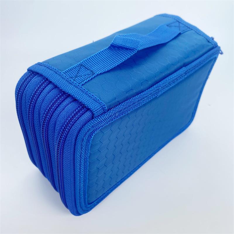 

2024 Student Sketch Backpack with 32-Color Storage for Drawing and Colored Pencils 24 Colors, 32 Holes синій