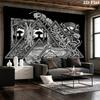 Hunter X Hunter Wall Tapestry Aesthetic Wall Hanging Printed Fabric Blanket Decorative Tapestries For Bedroom Living Room Home Decor