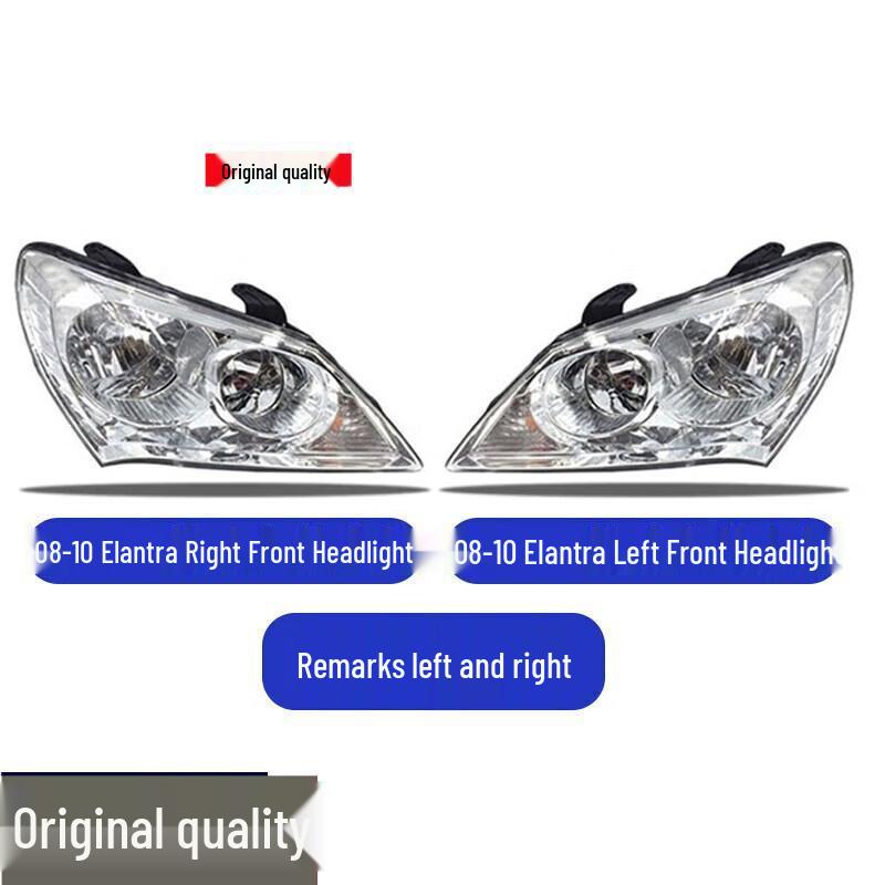 

Fits 08-19 Hyundai Elantra Langdong: Headlight Assembly Outer Shell for High/Low Beam Front Lighting Passenger Side-Right + Single