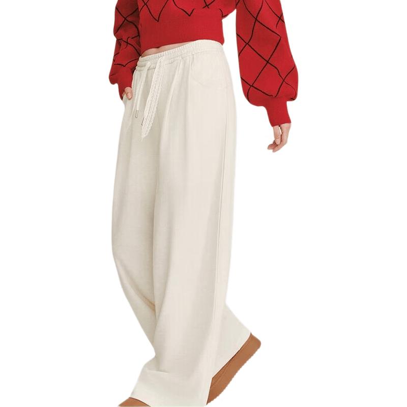 Semir Women's Pleated Wide-Leg Casual Pants