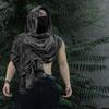 1pcs  Medieval Knight Cloak Halloween Costume Polyester Renaissance Hooded Cape LARP Cosplay Photo Props Scarf Scarf